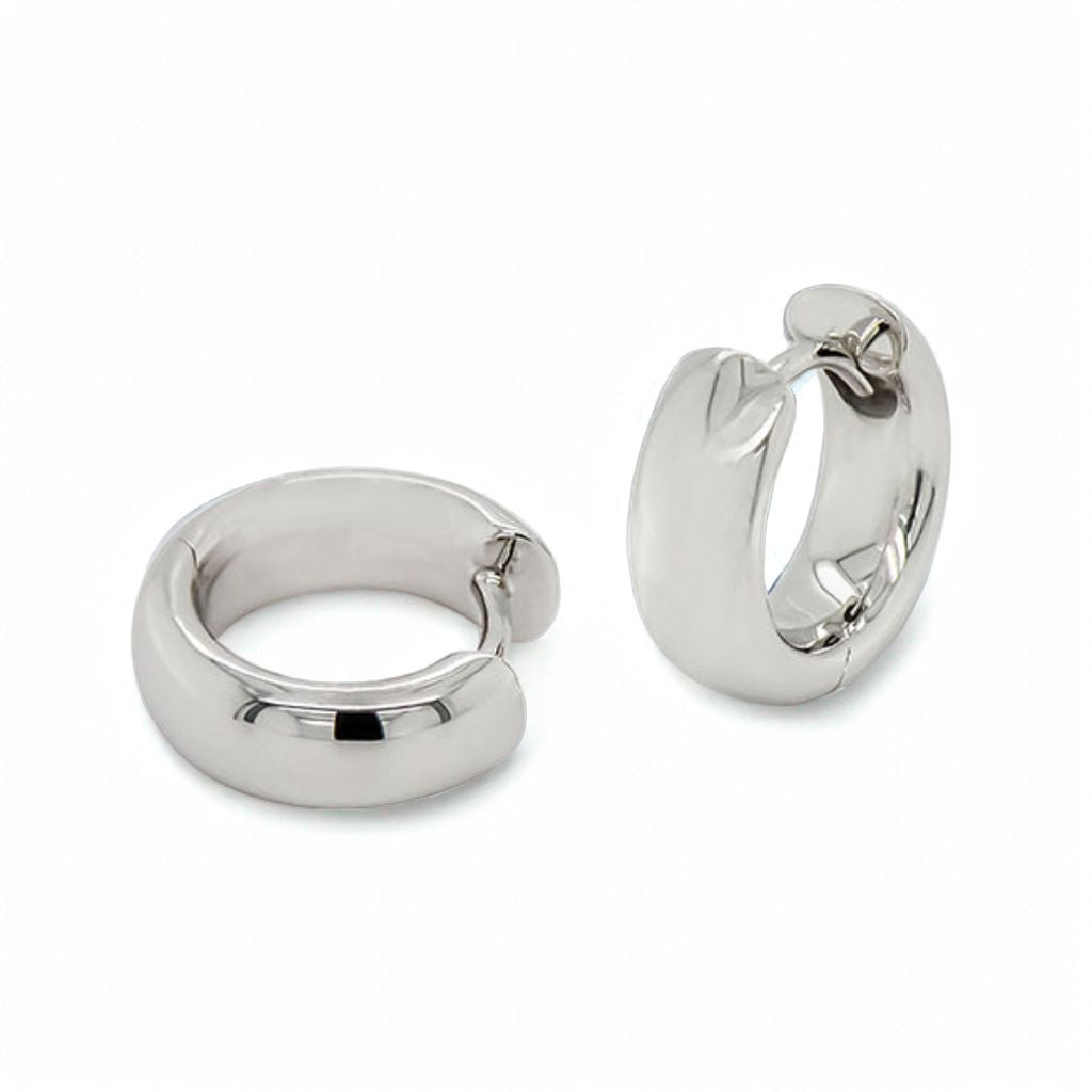 *E3750 PENDIENTE HUGGIE PLATA UNISEX