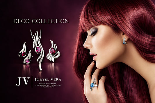 Amethyst and Blue Topaz jewelry set in sterling silver, style SET153