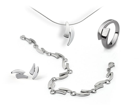 Sterling silver jewelry set, style SET164