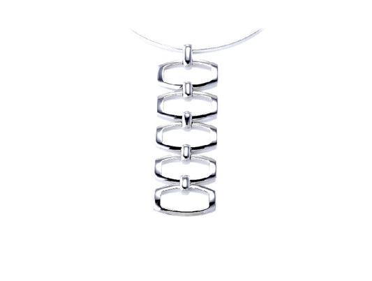 Sterling silver jewelry set - view 3