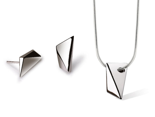Sterling silver jewelry set, style SET510