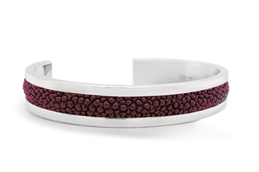 Stingray Bracelet Ba990 - BA990 BURGUNDY COLOR STINGRAY BRACELET - Bracelet