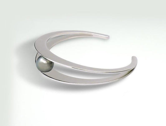Black Pearl jewelry set in sterling silver - view 2