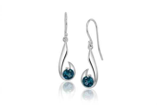 Gemstone Earrings in 925 Sterling Silver | E9327