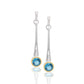 Modern Gemstone Earring E7801 - E7801 Blue Topaz - Earring