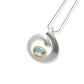 Spiral Wave Gemstone Pendant P6908 - P6908 Sky Blue Topaz - Pendant