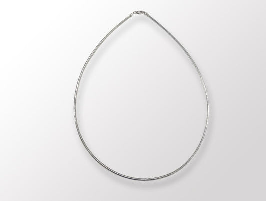 Sterling silver neck wire by Joryel Vera, style JV2817