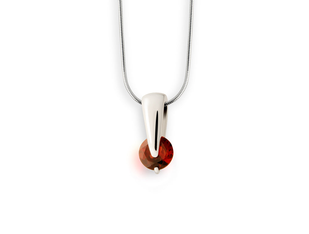 P1866 EXCLAMATION POINT GEMSTONE  PENDANT