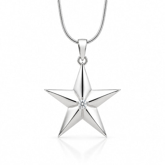Black Diamond and Diamond pendant in sterling silver by Joryel Vera, style P7060 - view 2