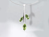 Marquise Gemstone Pendant P6504 - P6504 Peridot - Pendant