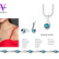 Amethyst and Peridot jewelry set in sterling silver