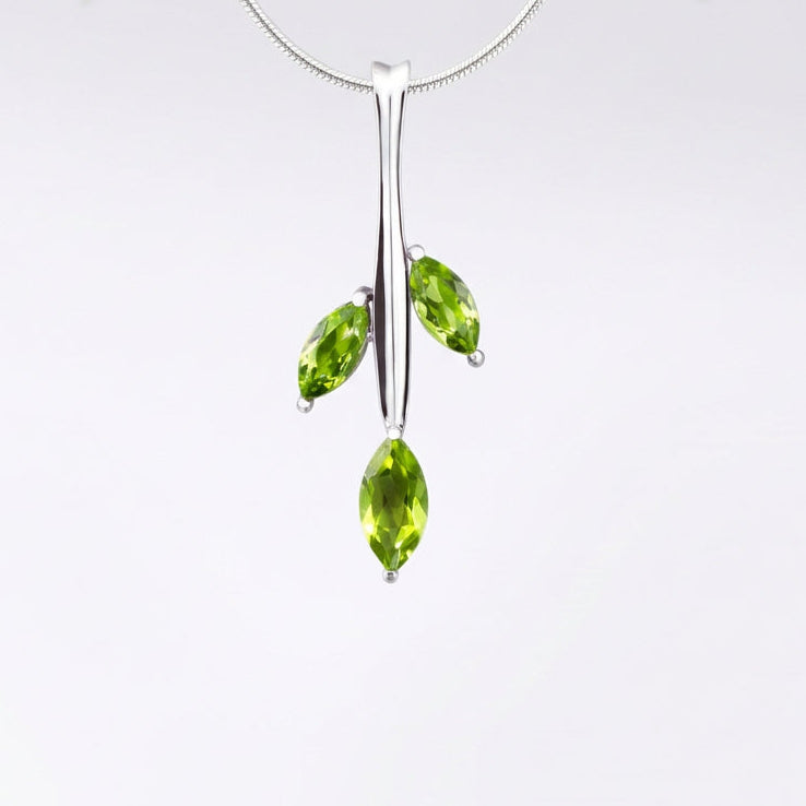 Amethyst and Blue Topaz pendant in sterling silver, style P6504