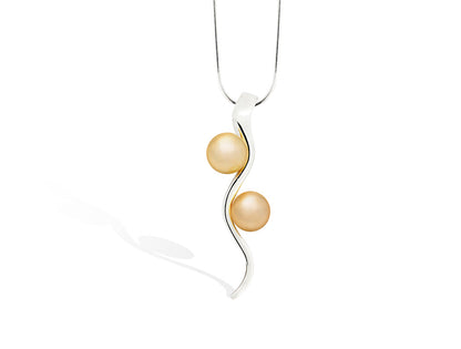 South Sea Pearl pendant in sterling silver, style P4482 - view 2