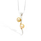 South Sea Pearl pendant in sterling silver, style P4482 - view 3