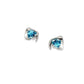 Trillion Posts Earrings E9288 - E9288 Blue Topaz - Earring