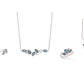 Blue Topaz and London Blue Topaz jewelry set in sterling silver, style SET433 - view 2