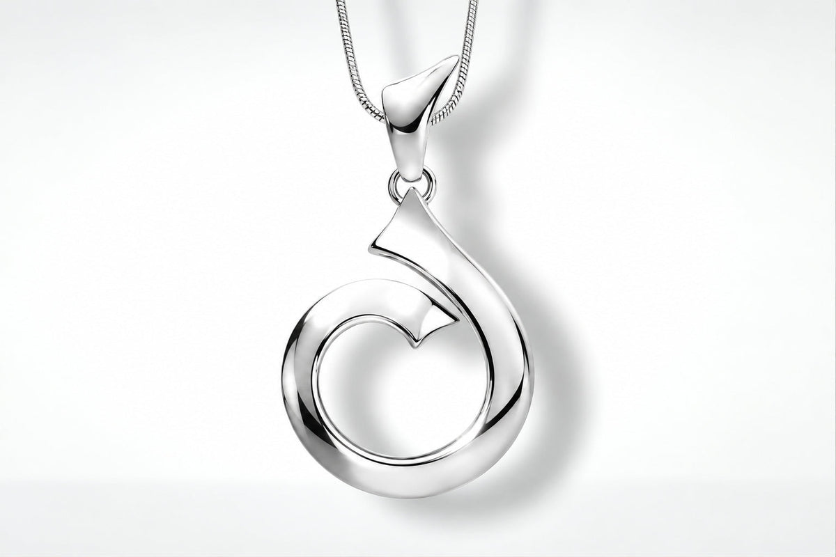 Sterling silver pendant, style P6925