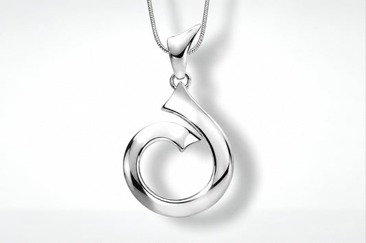 Sterling silver pendant, style P6925