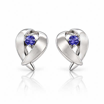 Angel Wings Gemstone Earrings in 925 Sterling Silver | E5451