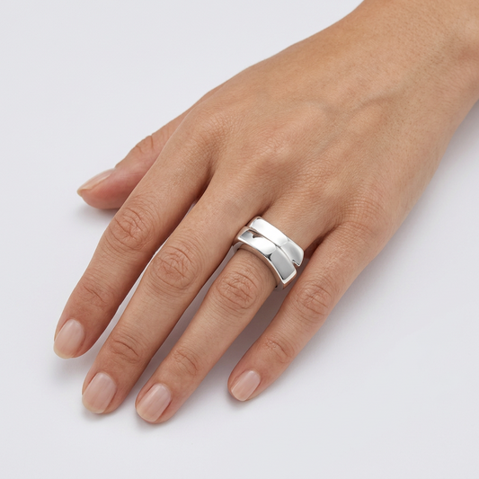 Scandinavian Design Ring in 925 Sterling Silver | R2855