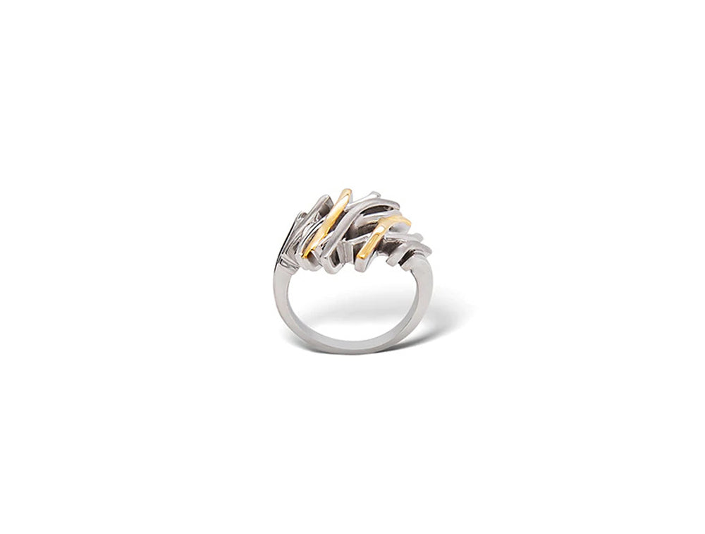 Two Tone Ring R7401 - Rings