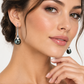 Tahitian Black Pearl Earrings in 925 Sterling Silver | E9465 - view 2