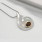 Gemstone Wave Pendant P7356 - P7356 Garnet - Pendant