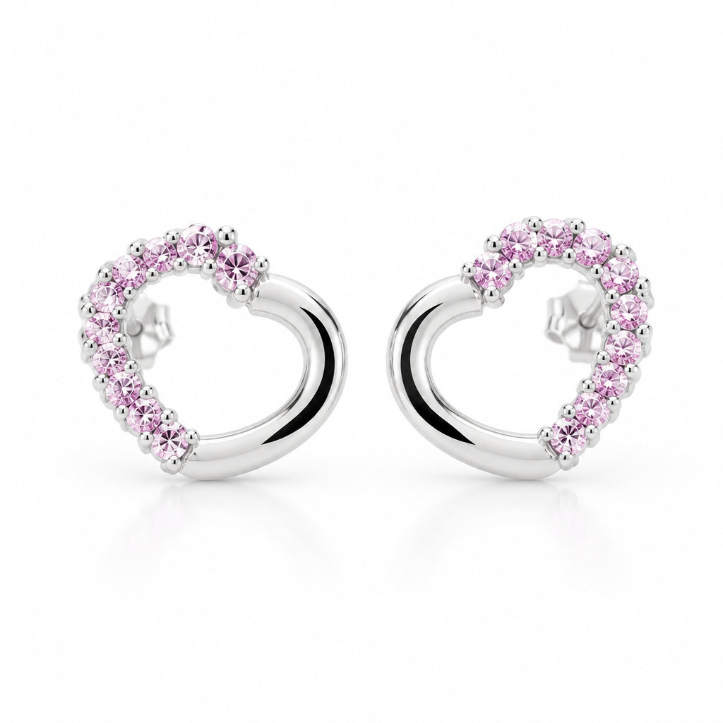 Sterling silver earrings, style E4374