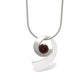 Amethyst and Blue Topaz pendant in sterling silver, style P7373 - view 2