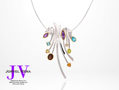 Sterling silver necklace by Joryel Vera - view 5