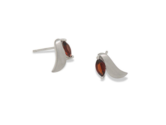 Angel Wing Gemstone Earring *E9290 - E9290 Garnet - Earring