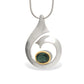 Amethyst and Blue Topaz pendant in sterling silver, style P7356 - view 2