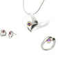 Pink Topaz jewelry set in sterling silver - view 3