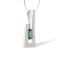 Amethyst and Blue Topaz pendant in sterling silver, style P7313 - view 5