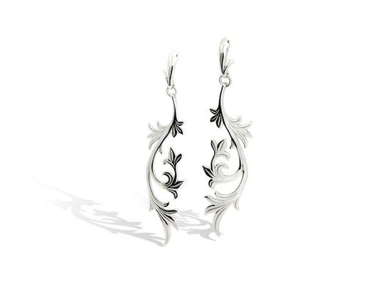 Natures Silver Earring E9348 - Earring