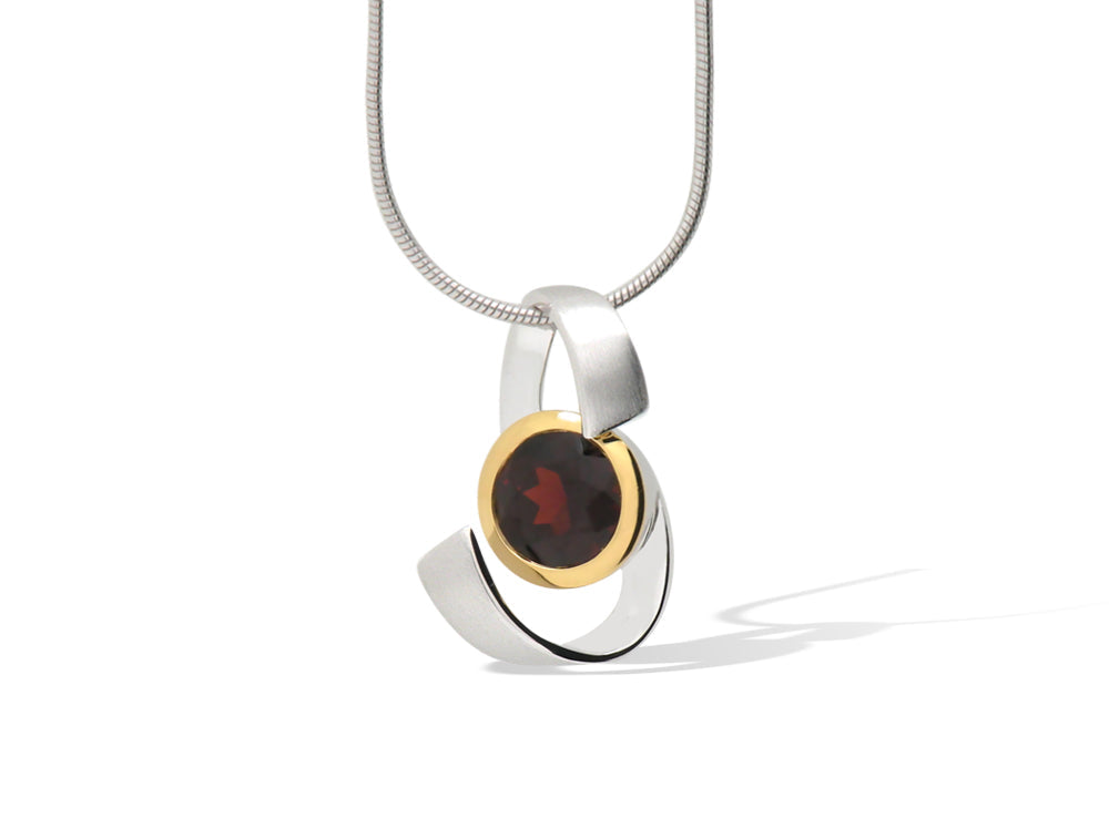 Gemstone Pendant P7314 - P7314 Garnet - Pendant