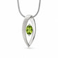 Amethyst and Blue Topaz pendant in sterling silver, style P7320 - view 2