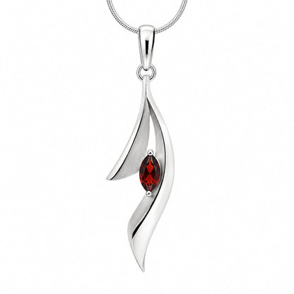 Blue Topaz and Amethyst pendant in sterling silver, style P7325 - view 3