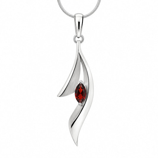 Blue Topaz and Amethyst pendant in sterling silver, style P7325 - view 3