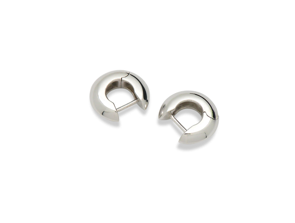 Unisex Silver Huggie Earring *E3751 - Earring