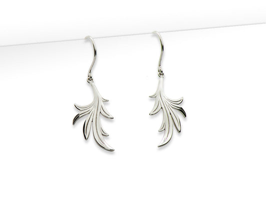 Sterling silver earrings, style E9346