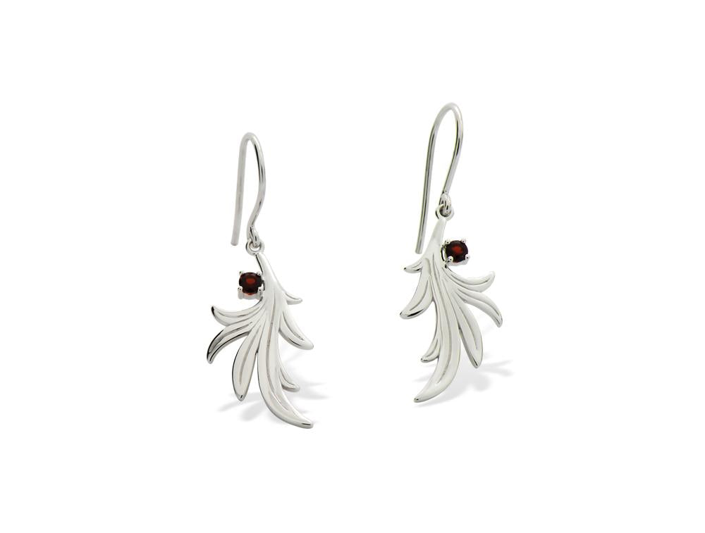 Natures Gemstone Earring E9304 - E9304 Garnet - Earring