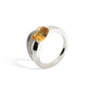 Faceted Cushion Cut Gemstone R5825 - R5825 Citrine - Ring