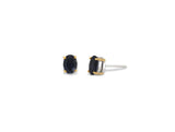 Oval Gemstone Post Earring E9281 - E9291 Iolite - Earring