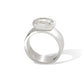 Faceted Cushion Cut Gemstone Ring | R4052