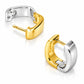 Sterling silver earrings, style E2399 - view 2
