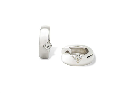 Blue Topaz and Iolite earrings in sterling silver, style E2299 - view 3