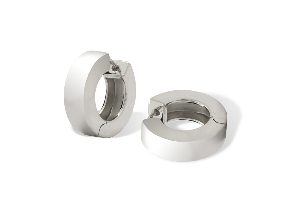 Sterling silver earrings, style E1229 - view 2