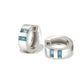 Blue Topaz earrings in sterling silver, style E2638