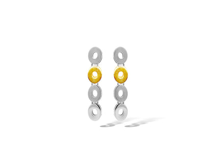 Sterling silver earrings, style E4818